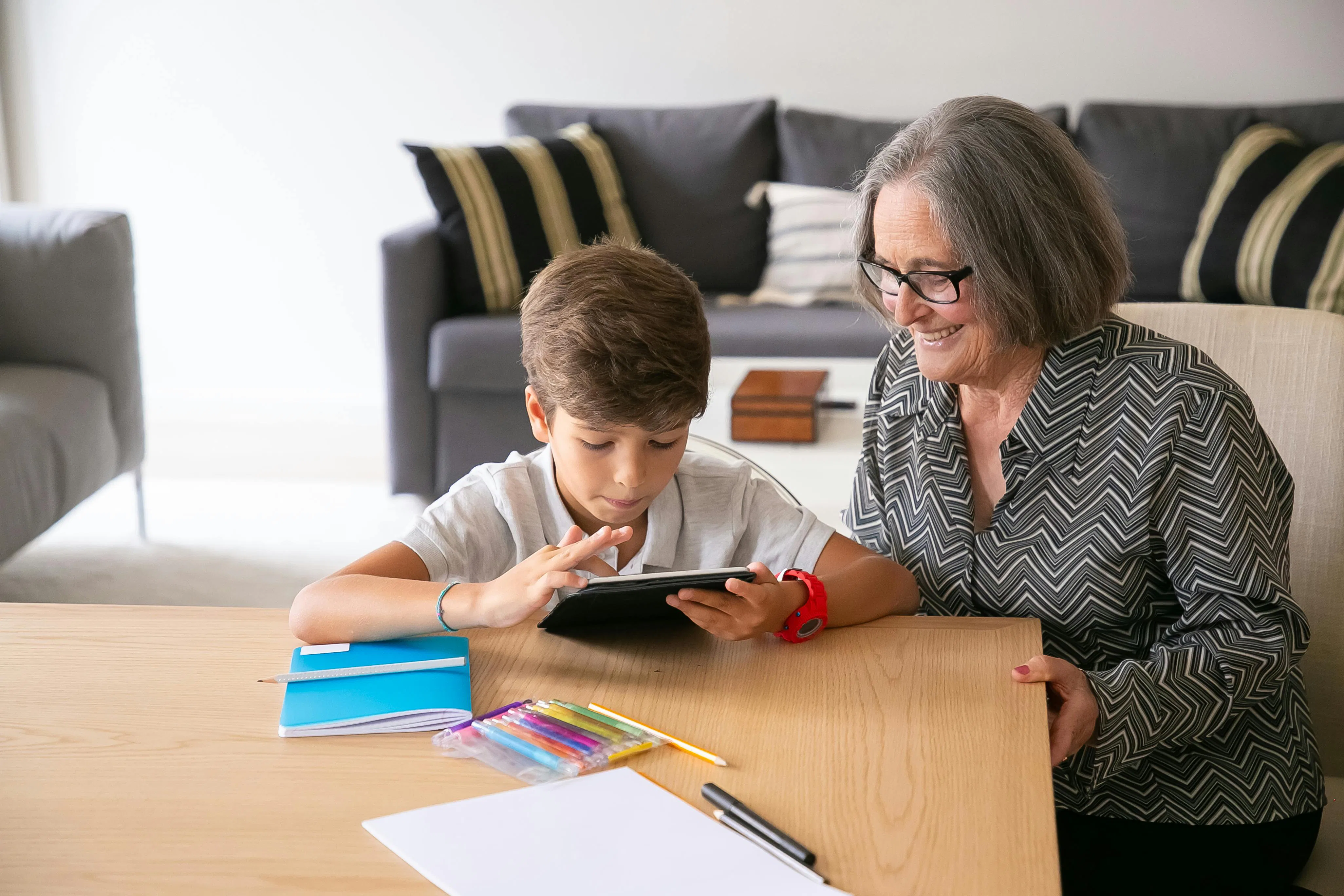 Childcare and eldercare are simplified in multigen households